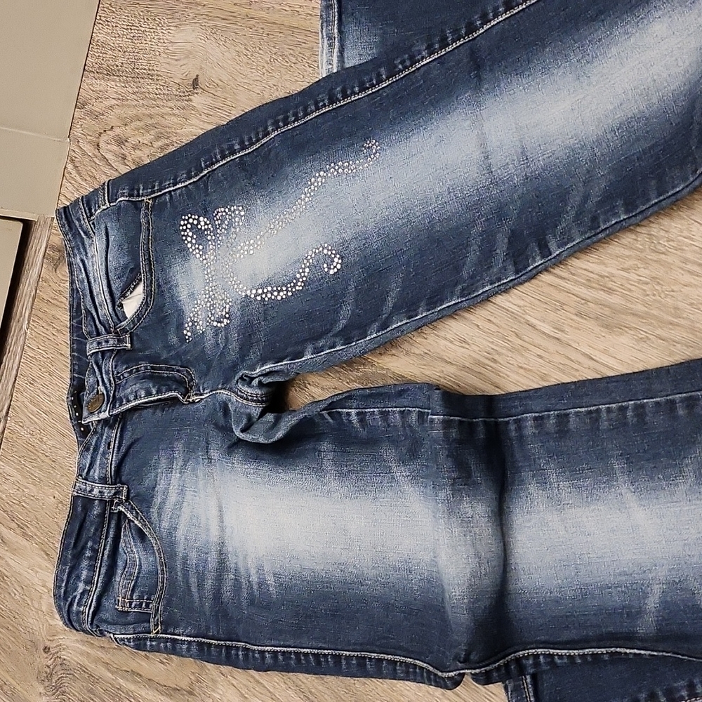 Sisley bedazzled jeans